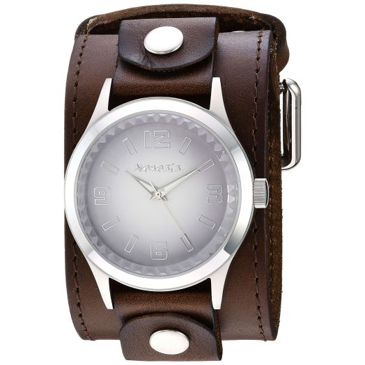 Nemesis Unisex DLBB217W Gradient Pointium Analog Display Brown Watch