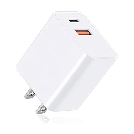 USB C Wall Charger Block, 20W Fast Speed Charging Box with Micro Plug Cube for Apple Watch Se Series 7, New iPhone 11 12 13 Pro/Pro Max, XR/XS/SE, AirPod iWatch iPad Pro/Air/Mini, Samsung S21 S20 S10