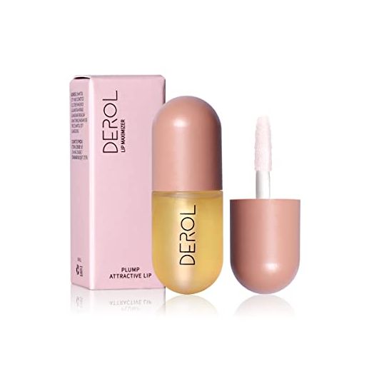 DEROL Lip Plumper,Natural Lip Plumper,derol Lip Plumper Set,lip plumping lip gloss,lip plumper gloss,Lip Enhancer Make Lips Fuller and Moisturizing 5.5ml,Beautiful Fuller,Lip Mask