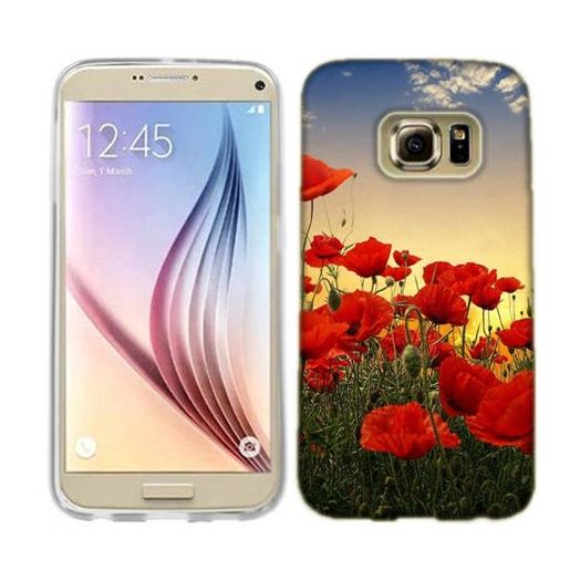 Mundaze Poppy Field Case Cover for Samsung Galaxy S7