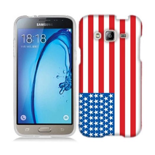 Mundaze American Flag Phone Case Cover for Samsung Galaxy J3