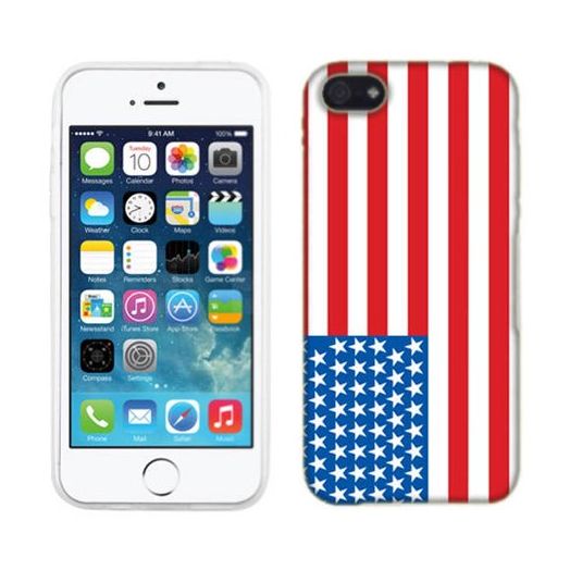 Mundaze American Flag Phone Case Cover for Apple iPhone SE/5S/5