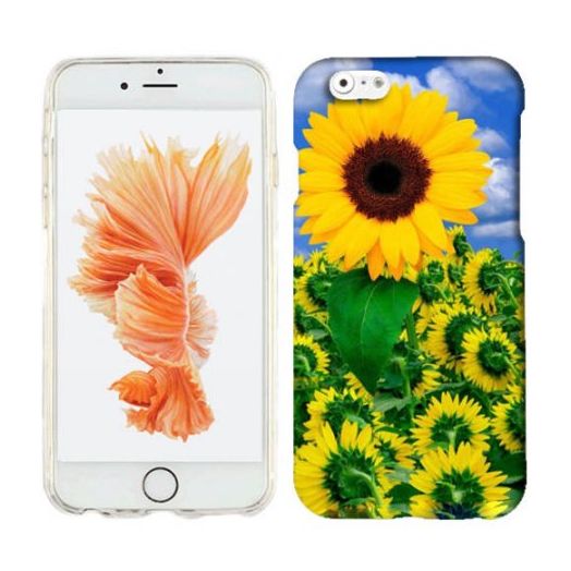 Mundaze Sunflower Field Phone Case Cover for Apple iPhone 6S/6