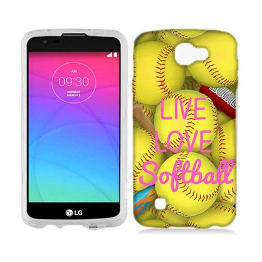 Mundaze Live Love Softball Phone Case Cover for LG K3