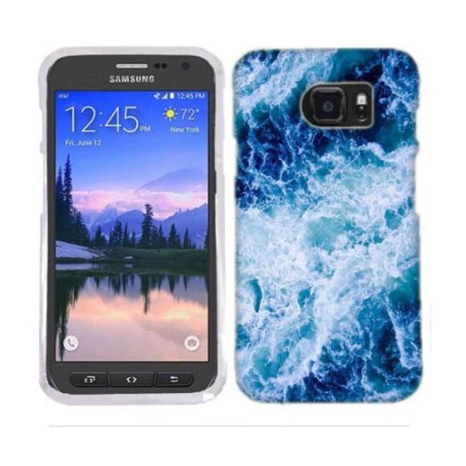 Mundaze Deep Ocean Waves Phone Case Cover for Samsung Galaxy S7 Active