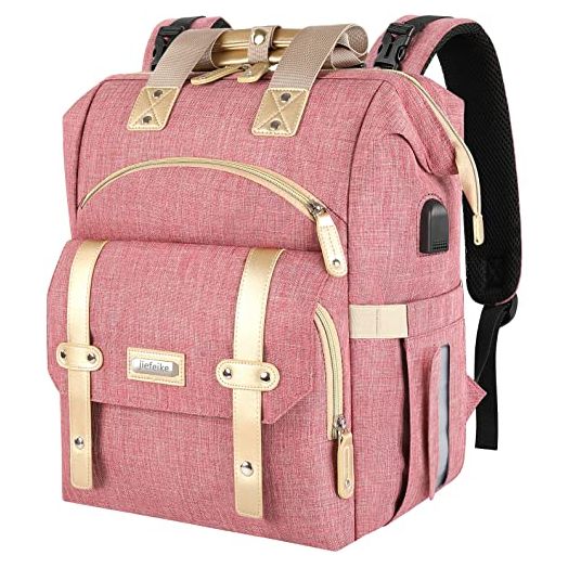 Diaper Bag Backpack,Insulated Pockets Portable Baby Nappy Bags with USB Charging Port,RFID Anti-Theft Water-Resistant Pocket Stroller Straps,Dad Mom Travel Backpack Diaper Bag for Baby Boys Girls