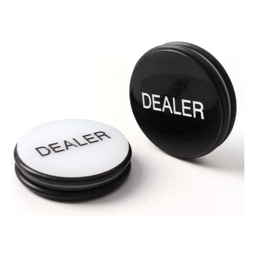 GSE 3" Double-Sided Casino Grade Acrylic Poker Dealer Puck Button