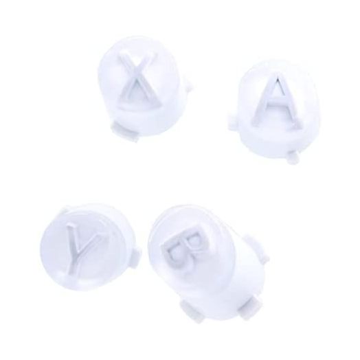Deal4GO Standard ABXY Buttons Set Replacement for Xbox One S & X & Elite Controller Button Mod Plastic [Phantom White Special Edition]