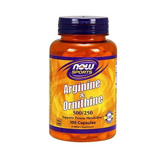 Arginine Ornithine Now Foods 100 Caps