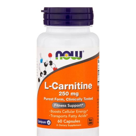NOW L-Carnitine 250 mg - 60 Capsules