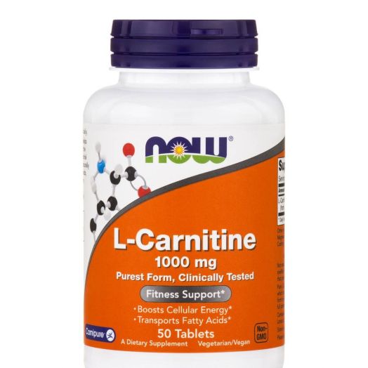NOW L-Carnitine 1000 mg - 50 Tablets