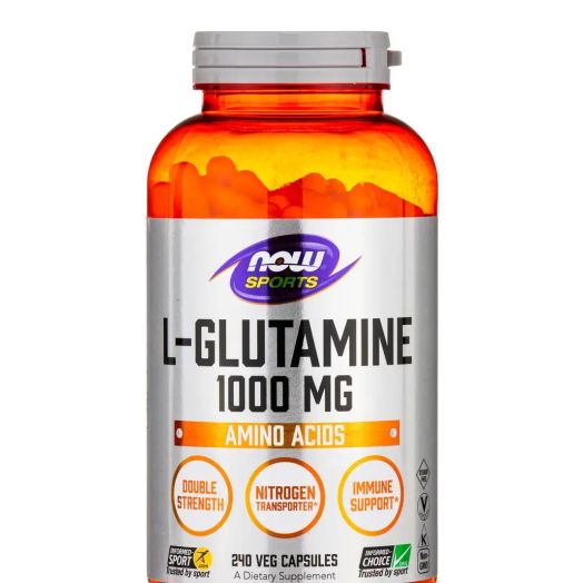 NOW Sports - L-Glutamine 1000 mg - 240 Veg Capsules