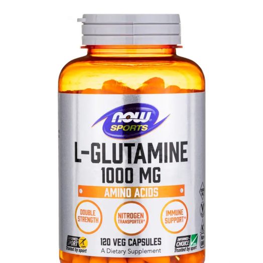 NOW Sports - L-Glutamine 1000 mg - 120 Veg Capsules