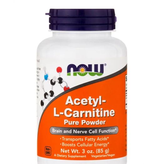 NOW Acetyl-L Carnitine Pure Powder - 3 oz (85 Grams)