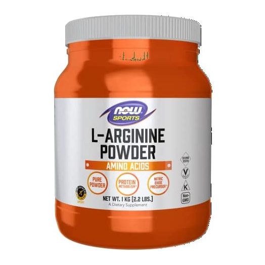NOW Sports Nutrition, L-Arginine Powder, Nitric Oxide Precursor, Amino Acids, 2.2-Pound