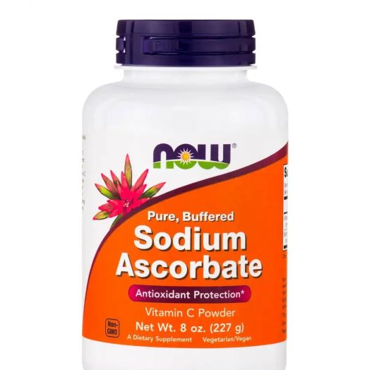 NOW Sodium Ascorbate Powder (Pure, Buffered) - 8 oz (227 Grams)