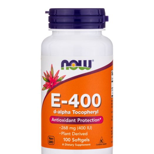 NOW E-400 (d-Alpha Tocopheryl) - 100 Softgels