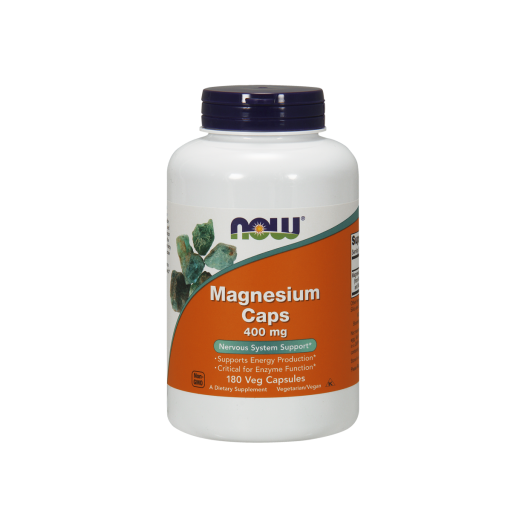 NOW Magnesium 400 mg Capsules, 180 Ct