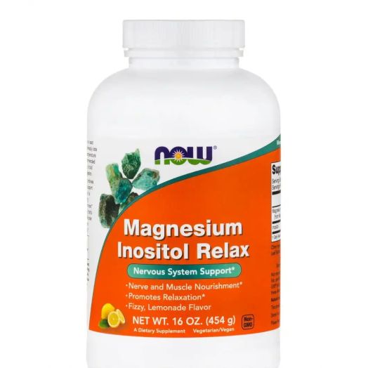 NOW Magnesium Inositol Relax - 16 oz (454 Grams)