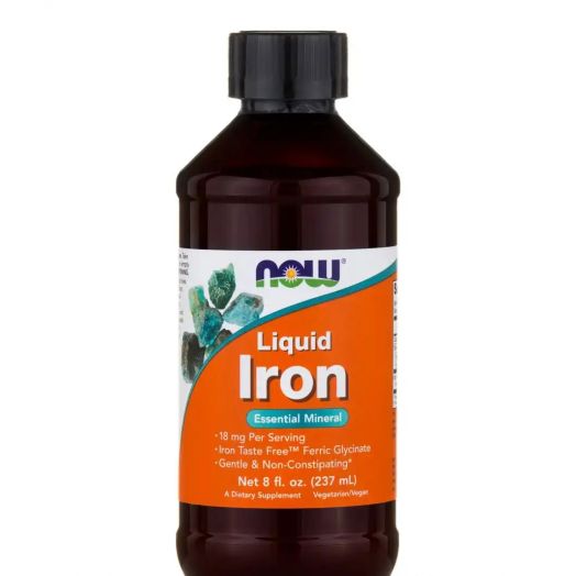 NOW Liquid Iron 18 mg - 8 fl. oz (237 ml)