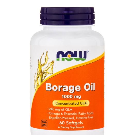 NOW Borage Oil 1000 mg - 60 Softgels
