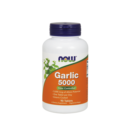 NOW Vegetarian Garlic 5000, 90 Ct