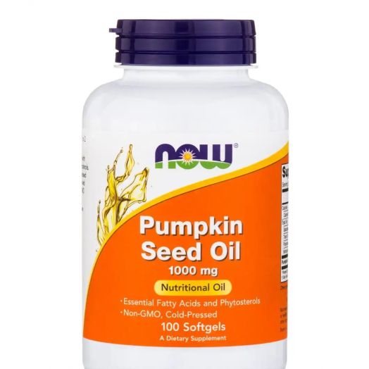 NOW Pumpkin Seed Oil 1000 mg - 100 Softgels