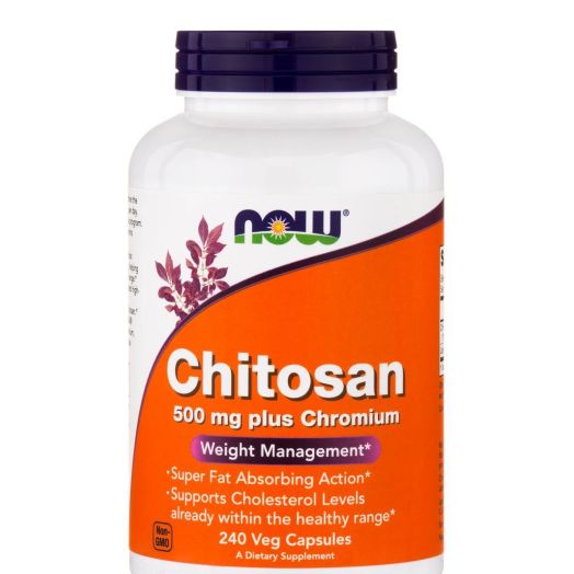 NOW Chitosan 500 mg with Chromium - 240 Veg Capsules