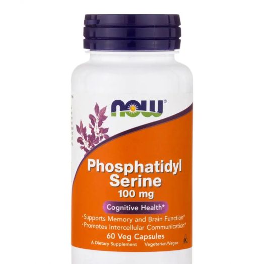 NOW Phosphatidyl Serine 100 mg - 60 Veg Capsules