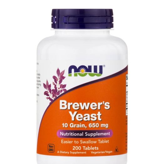 NOW Brewer's Yeast 650 mg - 200 Tablets
