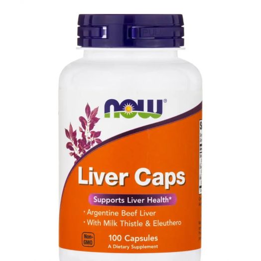 NOW Liver Caps - 100 Capsules