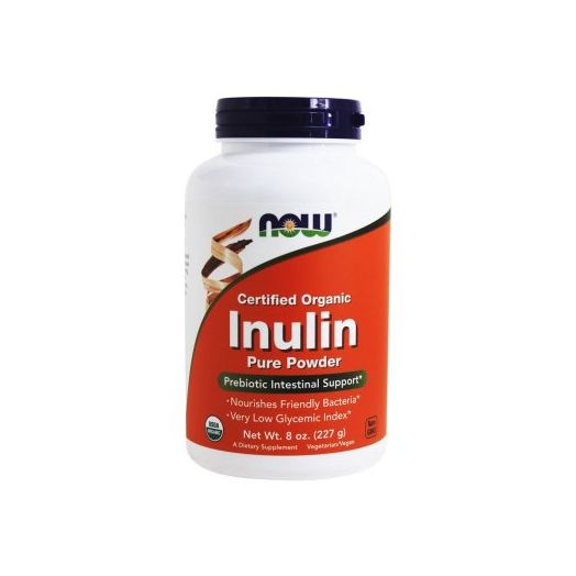 NOW Foods Inulin Prebiotic Fos Powder Now Foods 8 Ounce
