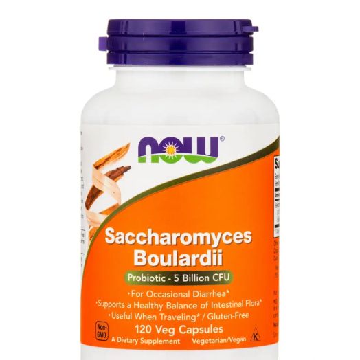 NOW Saccharomyces Boulardii - 120 Veg Capsules