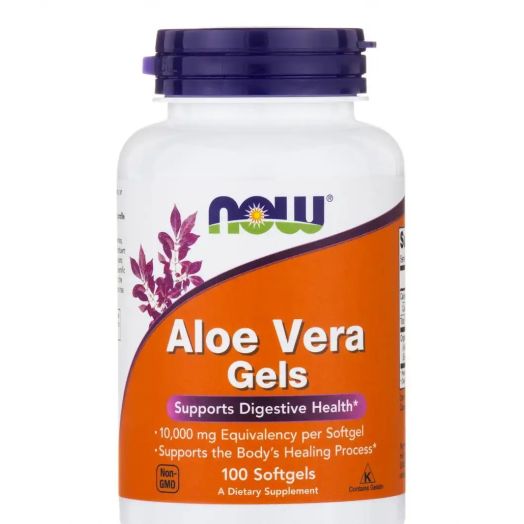 NOW Aloe Vera Gels - 100 Softgels