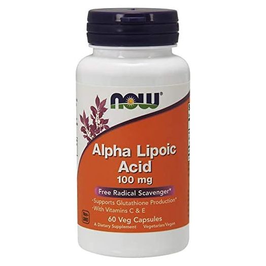 Alpha Lipoic Acid 100 Milligrams 100 Milligrams 60 Capsules