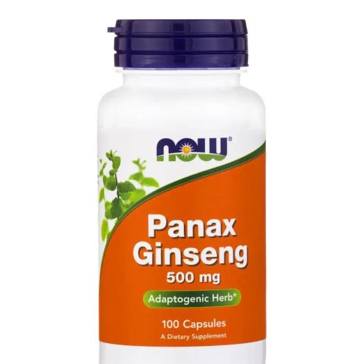 NOW Panax Ginseng 500 mg - 100 Capsules