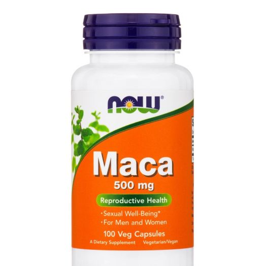 NOW Maca 500 mg - 100 Veg Capsules