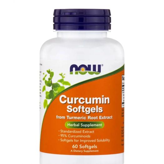 NOW Curcumin Turmeric Root Extract - 60 Softgels