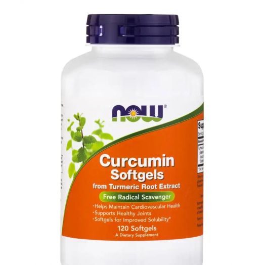 NOW Curcumin Turmeric Root Extract - 120 Softgels