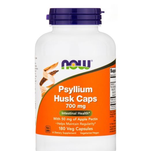 NOW Psyllium Husk Caps 700 mg - 180 Veg Capsules
