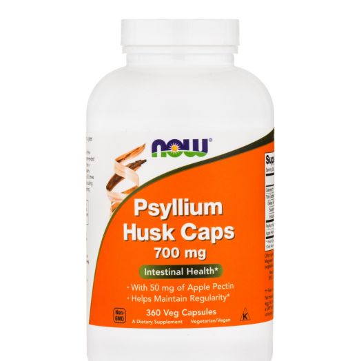 NOW Psyllium Husk Caps 700 mg - 360 Veg Capsules