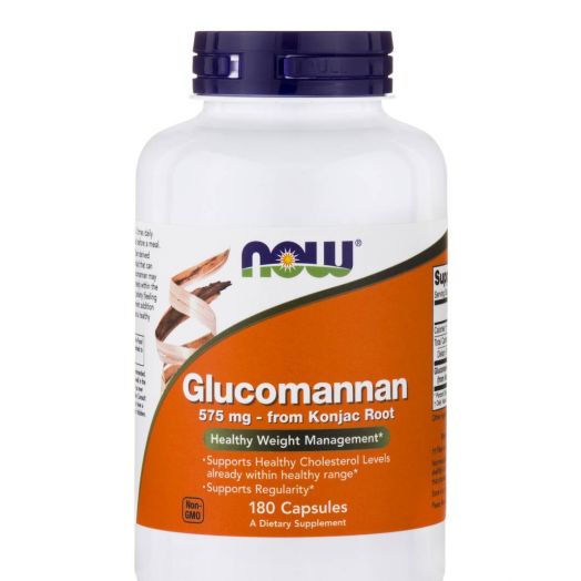 NOW Glucomannan 575 mg - 180 Capsules