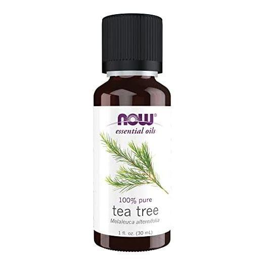 NOW Essential Oils, Tea Tree Oil, Cleansing Aromatherapy Scent, Steam Distilled, 100% Pure, Vegan, Child Resistant Cap, 1-Ounce