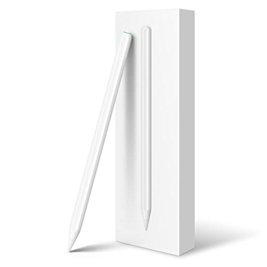 iPad Pencil 2nd Generation with Magnetic Wireless Charging, 2X Fast Charge for Apple Ipad, Compatible with iPad Pro 11 in 1/2/3/4, iPad Pro 12.9 in 3/4/5/6, iPad Air 4/5, iPad Mini 6