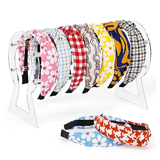 Headband Holder, Clear Headband Organizer, Acrylic Hair Hoop Display Stand, Hairband Rack Holder