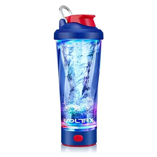 VOLTRX Electric Shaker Bottle, VortexBoost Portable USB C Rechargeable Protein Shake Mixer, Shaker Cups