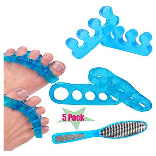 Premium Gel Toe Separators, Spacers & Straighteners, Bunion Correctors for Relaxing Toes, Bunion Relief, Hammer Toe, Toe Stretchers to Restore Toes to Their Original Shape for Men and Women