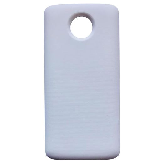 Moto mods for Motorola Moto Z4 Play Z3 Z2 Force Z Droid Phone,Power Pack, Style Back Shell case Cover. (White)