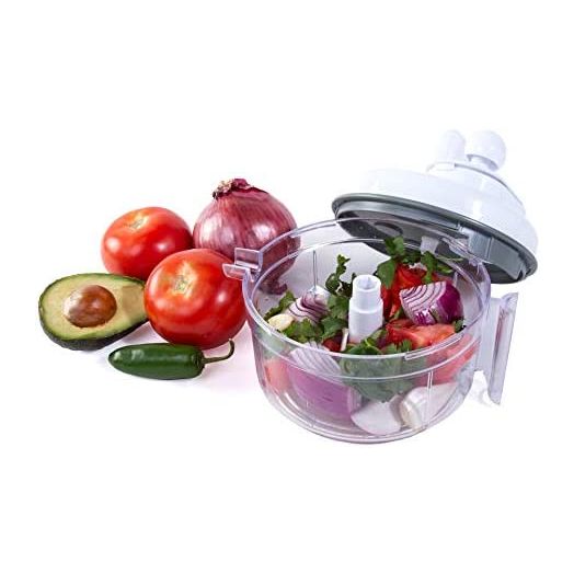 Salsa Master Salsa Maker, Food Chopper, Mixer and Blender, As Seen On TV Manual Food Processor