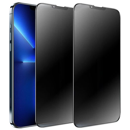 2-Pack Matte Privacy Screen Protector For iPhone 13 Pro Max/iPhone 14 Plus, Anti-Glare Anti-Spy Scratch Resistant Tempered Glass Film, Rounded Edge Full Coverage, Smooth & Sensitive Touch